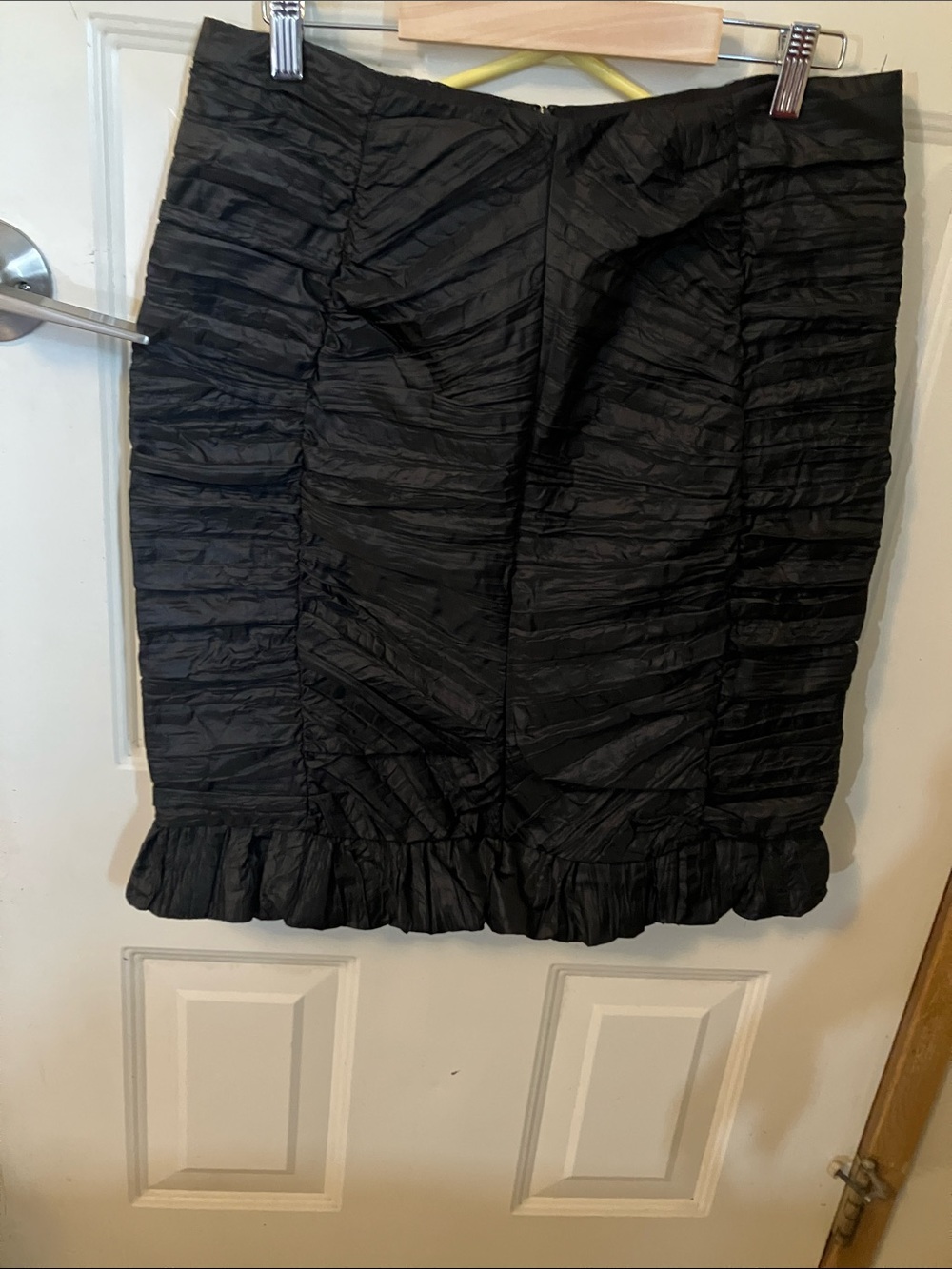 Black Ruffle-Trim Skirt - Picture 3 of 6